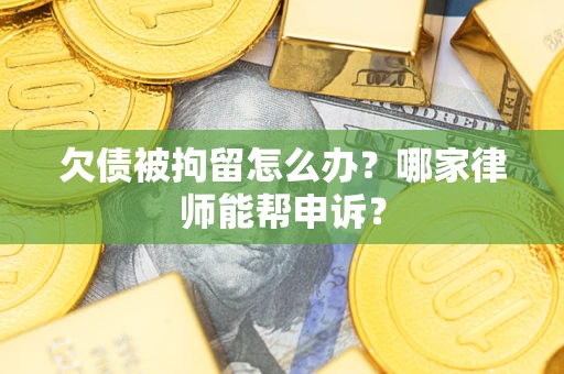 北京欠债被拘留怎么办？哪家律师能帮申诉？