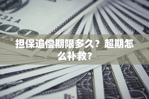 北京担保追偿期限多久？超期怎么补救？