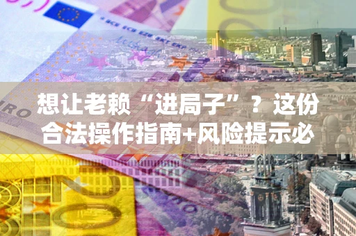 北京想让老赖“进局子”？这份合法操作指南+风险提示必须看！